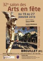 32éme Salon des Arts en Fête ( Breuillet 91 ) , laurent Rousselle Sculpteur / plasticien indépendant