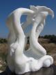 Sculpture en marbre de carrare,  origine du monde, David Kemp