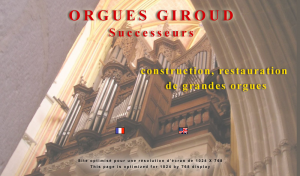 Logo de Jacques Nonnet ORGUES GIROUD Successeurs
