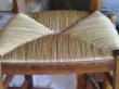 assise refaite en paille de seigle veille antiquaire claire