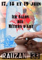Actualité de NATHALIE COUTENAY NATHALYNE 1er Salon des Métiers d'Art de Rauzan (33)