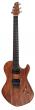 Guitare Custom, acajou, table en pommier, touche en ébène, disponible sur notre site.