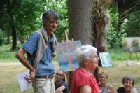 CONFERENCE de Jacques TASSIN dans le parc de COURTANVAUX , Festival des Arts Plastiques de Besse sur Braye  Festival de Courtanvaux