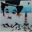 Charlot vivez l'instant
23x23 cm
Collage/peinture acrylique sous plexi