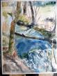 ruisseau l'Escambouille à Fontcouverte
aquarelle sur arches 300g
61x46 cm