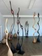 sculptures bois et vitrail