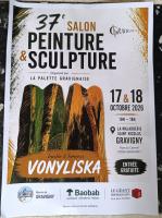 Actualité de CELINE LEFEVRE Au Charme du verre Peintures et sculptures