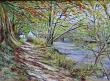 HUILE SUR TOILE : LE CHEMIN DES PEINTRES A PONT-AVEN