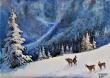 Groupe de chamois dans le massif du Frankenthal