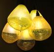 Lustre SWEET YELLOW BUBBLES
verre soufflé - décor sablé et craquelé