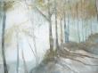 sous-bois aquarelle 46x61 cm