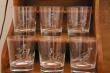 Service de verres personnalisé par la gravure sur le thème de la chasse