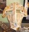 description L'homme-mouton 
masque en marbre comblanchien
Hauteur 50cm