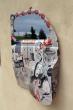 Peggy Sage: porte avant avec miroir et publicités de parfumerie 1940-60
