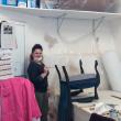 Finitions pour ce dernier fauteuil 2020! relookage et réfection complète avec tissus velours casal