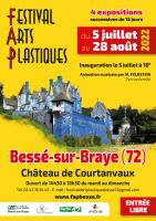 FESTIVAL D'ARTS PLSTIQUES CHATEAU DE COURTANVAUX A BESSÉ SUR BRAYE (72) , NICOLE BOURGAIT CONCEPT VEGETAL