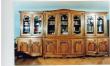 Bibliothèque Louis XV en noyer massif L4.6m x h 2.4m