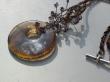 Verre avec inclusion depigments