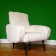 Fauteuil années 60' / fourrure Casal