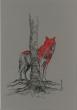 Loup 2 (marqueur acrylique sur papier A3)