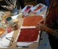 Stage de loisirs : PEINTURE A LA CASEINE 