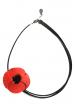 Collier Mike
coquelicot en cuir pleine fleur de vachette