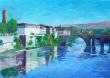 Villeneuve-sur-Lot <br>40x60 cm <br>Acrylique sur toile