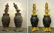 Paire de lampes à pétrole