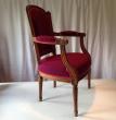 Fauteuil style Louis XVI / lainage Lelièvre