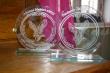 Trophées en verre personnalisées par la gravure