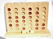 puissance 4 en bois pin et ctp a la scie a chantourner main