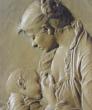 Jeune mère d' Alexandre Charpentier XIXe
47 x 31