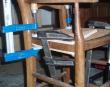 Restauration sur chaise haute d'enfant