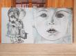 fresque mobile sur bois