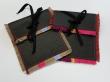 Pochette cuir et tissu ©Fanfan