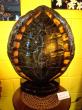 lampe carapace osseuse laquée