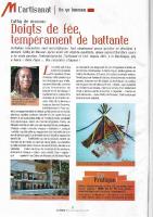 France Antilles Magazine , Cathy de Moussac Baba Figue Créations