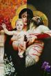 Peinture  acrylique sur komacel