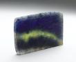 Verre fusionné avec inclusion de pigments 30x21x4 cm