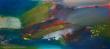 composition horizontale - acrylique sur bois