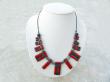collier chic rouge