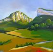 le Pic Saint-Loup et l'Hortus
Huile sur toile 30X30
vendu