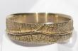 Alliance nature Ligne de Vie. Feuille naturelle en or 18 carats.