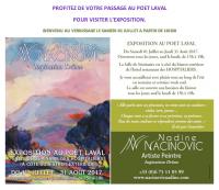 Actualité de Nadine Nacinovic Artiste Peintre Exposition de peintures au Poet Laval  DROME