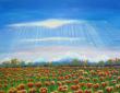 Champs de coquelicots N°5 70X90 Huile 280 Euros