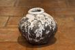 Vase rond raku 