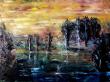 Près de l'étang 100x70