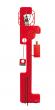 Horloge Pop Up Squeleton (Rouge Vermillon)