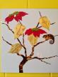tableau poinsettia cameleon