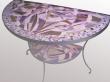 Console demi-lune     Casson & pastilles :: verre